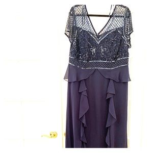 Adrianna Papell Beaded Evening Gown